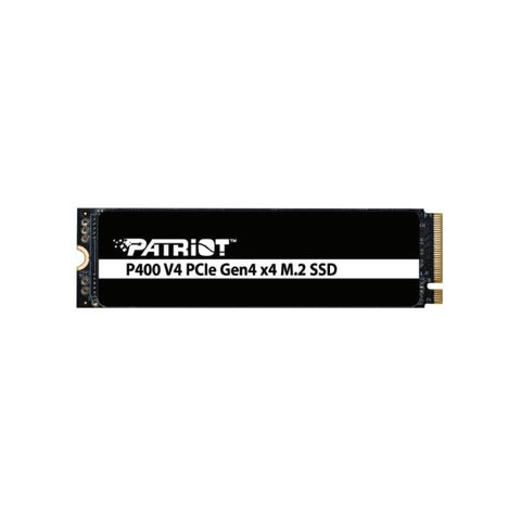 PATRIOT P400VP1TBM28H P400 V4 SSD, 1TB M.2 2280 PCIe Gen 4x4, 6200/5200 MB/s, Black, Heatsink (P400VP1TBM28H)