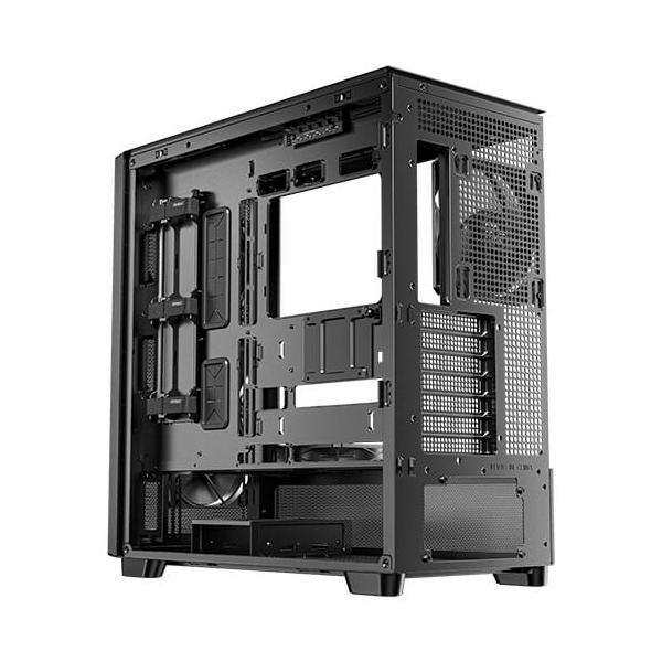 Antec FLUX SE Midi Tower Nero, Legno