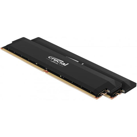 CRUCIAL PRO OVERCLOCKING EDITION 64GB KIT 2 x 32GB DDR5 6.400MHz XMP 3.0 / EXPO CL40 RAM NERO