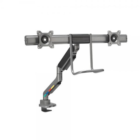 Kensington Braccio per doppio monitor SmartFit con barra trasversale e maniglia (Kensington K58272WW SmartFit Dual Monitor Arm with Crossbar and Handle)