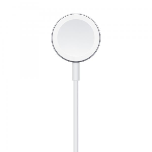 APPLE WATCH MAGNETIC CHARGING CABLE CAVO DI RICARICA SMARTWATCH MAGNETICO USB-A MASCHIO FUNZIONE FAST CHARGING 1 MT BIANCO