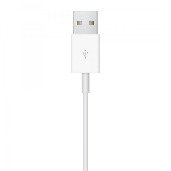 APPLE WATCH MAGNETIC CHARGING CABLE CAVO DI RICARICA SMARTWATCH MAGNETICO USB-A MASCHIO FUNZIONE FAST CHARGING 1 MT BIANCO