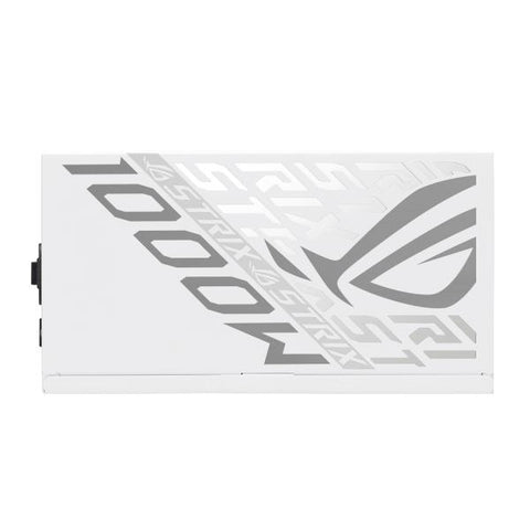 Fuente de alimentación ASUS ROG Strix 1000P Gaming White de 1000 W, 20+4 pines, ATX, blanca (Asus ROG Strix 1000W Platinum White Edition PSU, totalmente modular, 80+ Platinum, ATX 3.1, PCIe 5.0, GaN MOSFET).