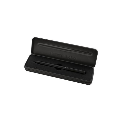 PELIKAN INEO ELEMENTS PENNA A SFERA RICARICABILE MECCANISMO A ROTAZIONE FUSTO IN ALLUMINIO NERO OPACO INCHIOSTRO BLU CON ASTUCCIO
