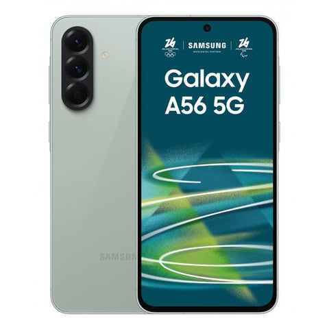 Samsung Galaxy A56 5G, Smartphone con Funzioni intelligenti, Display Super AMOLED 6.7, 8GB RAM, 128GB, Camera 50MP, Batteria 5.000 mAh, IP67, Awesome Olive
