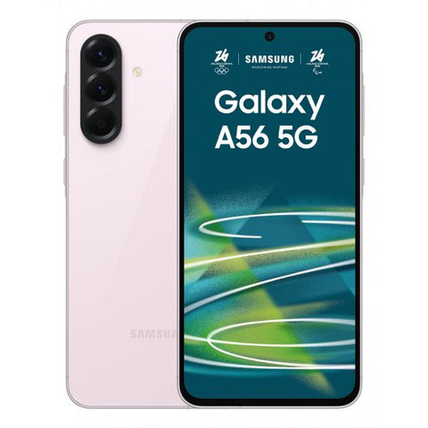 Samsung Galaxy A56 5G, Smartphone con Funzioni intelligenti, Display Super AMOLED 6.7, 8GB RAM, 256GB, Camera 50MP, Batteria 5.000 mAh, IP67, Awesome Pink