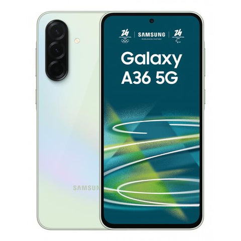 Samsung Galaxy A36 5G, Smartphone con Funzioni intelligenti, Display Super AMOLED 6.7, 6GB RAM, 128GB, Camera 50MP, Batteria 5.000 mAh, IP67, Awesome Lime