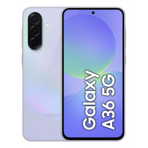 Samsung Galaxy A36 5G, Smartphone con Funzioni intelligenti, Display Super AMOLED 6.7, 6GB RAM, 128GB, Camera 50MP, Batteria 5.000 mAh, IP67, Awesome Lavender