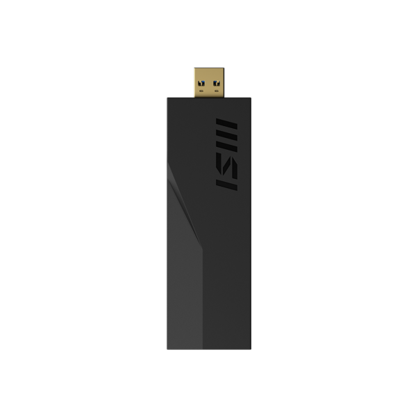 MSI BE6500 WiFi7 USB Stick - Dongle scheda di interfaccia e adattatore USB 3.2 Gen 1 (3.1 Gen 1)