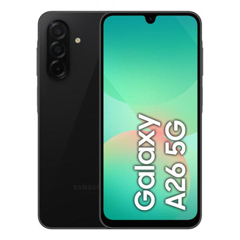 Samsung Galaxy A26 5G, Smartphone con Funzioni intelligenti, Display Super AMOLED 6.7, 8GB RAM, 256GB, Batteria 5.000 mAh, memoria espandibile, Black