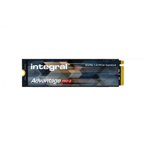 Integral FA200-1TB-IN drives allo stato solido M.2 PCI Express 4.0 NVMe TLC (1TB - 1000GB SSD M.2 2280 NVME 1.4 PCIe Gen4 x4 R-7200MBs W-6100MBs IOPS R-1000K W-850K TLC TBW 600 ADVANTAGE PRO-2 INTEGR