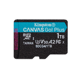 Kingston Technology Scheda microSDXC Canvas Go Plus Gen4 200MB/s A2 U3 V30 da 1 TB + adattatore