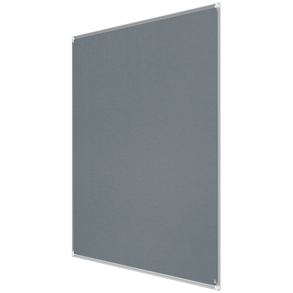 Nobo 1915199 bacheca per annunci Bacheca fissa Grigio Feltro (Nobo 1915199 Premium Plus Grey Felt Notice Board 1800x1200mm)