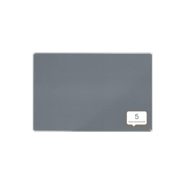 Nobo 1915199 bacheca per annunci Bacheca fissa Grigio Feltro (Nobo 1915199 Premium Plus Grey Felt Notice Board 1800x1200mm)