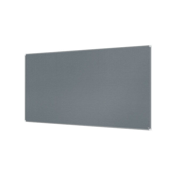 Nobo 1915200 bacheca per annunci Bacheca fissa Grigio Feltro (Nobo 1915200 Premium Plus Grey Felt Notice Board 2400x1200mm)