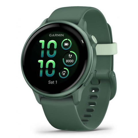Garmin vívoactive 6 3,05 cm (1.2") AMOLED 42 mm Digitale 390 x 390 Pixel Touch screen Verde Wi-Fi GPS (satellitare)