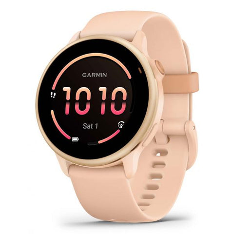 Garmin vívoactive 6 3,05 cm (1.2") AMOLED 42 mm Digitale 390 x 390 Pixel Touch screen Rosa Wi-Fi GPS (satellitare)