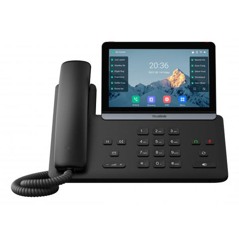 Yealink SIP-T87W - VoIP-Telefon mit Rufnummernanzeige/Anklopffunktion - IEEE 802.11a/b/g/n/ac/ax (Wi-Fi)