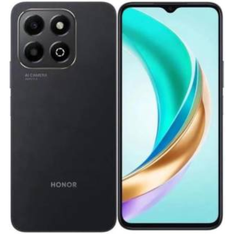 SMARTPHONE HONOR X6A 6.5" 128GB RAM 4GB DUAL SIM MIDNIGHT BLACK ITALIA