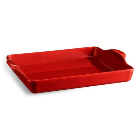 Emile Henry Brot-Backform 40.5 x 31.5 6.9 cm Rot (EH 34 9516 VERST. VERPACKUNG)