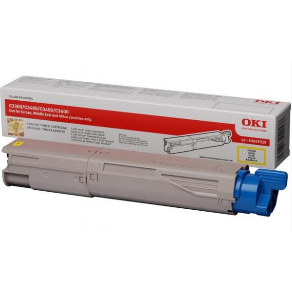 OKI 43459329 cartuccia toner Originale Giallo 1 pezzo(i)