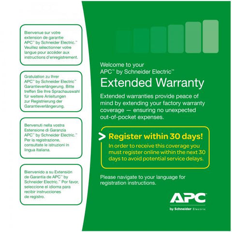 APC Service Pack 3 Year Extended Warranty 3 anno/i (SERVICE PACK 3YR WARRANTY EXTENSION)