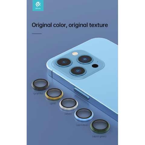 Devia Protezione fotocamera in cristallo iPhone 13P & 13PM Gold