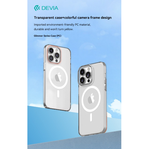 Devia Cover magnetica wireless protezione camera iPhone 15 Pro