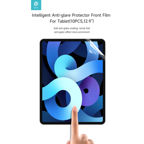 Devia Pellicola salva schermo Tablet Max 12,9'' Opaca Antiimpronte