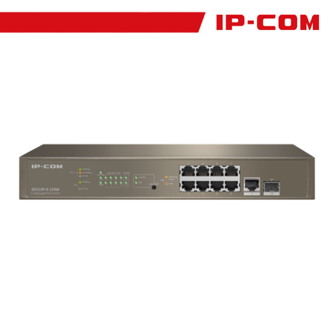 IP-COM Switch L3 Managed PoE 8 porte 10/100/1000 50W - G5310P-8-150W