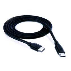 TECNOWARE CAVO DATI E RICARICA USB TYPE-C TO USB-C 180 CM COMPATIBILE CON NOTEBOOK ULTRABOOK MACBOOK PRO TABLET BLACK