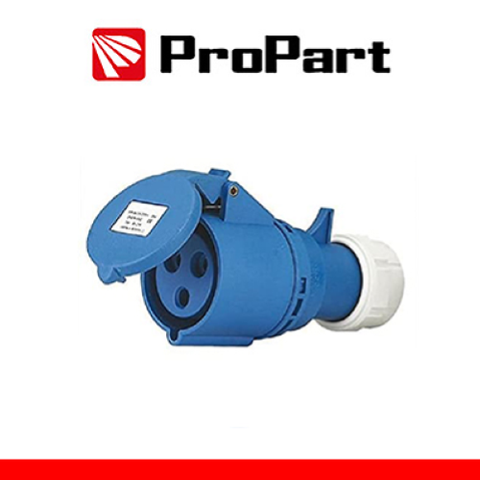 ProPart Presa Mobile Diritta Indust. CEE 16A-6h 2P+T 220-250V IP44