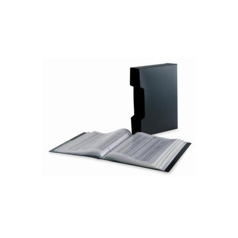 FELLOWES PORTALISTINO CON CUSTODIA IN PP 236X315MM 100 BUSTE COL. NERO