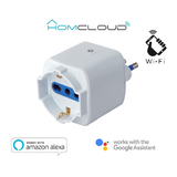 Homcloud Presa Inteligente Wi-Fi 16A italiana bipasso-schuko