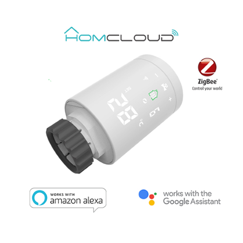 Homcloud Valvola termostatica per radiatori Smart digitale zigbee
