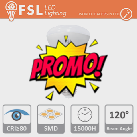 R80 - 11W 6500K 840LM >120 80X113mm CRI80 E27 25.000H