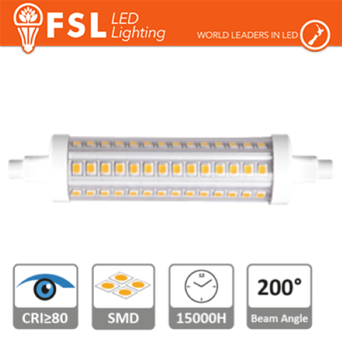 Luce Naturale - 4000K R7s - 9,5W 4000K 1160LM >200 25*118mm CRI80