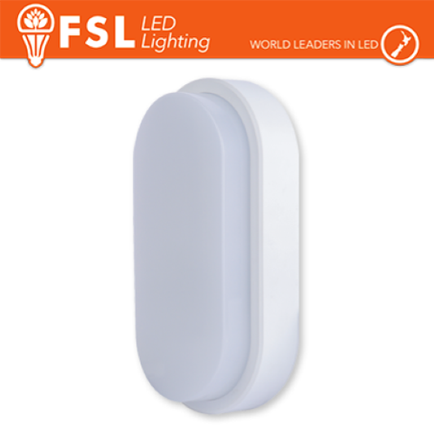 Luce Calda - 3000K Plafoniera LED OVALE BIANCA 15W 3000K 55*100*200 IP54