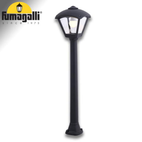 GIAFFA/DARIO NERO TRASP E27 A60 LED 8,5W CCT SET - 97,5 cm