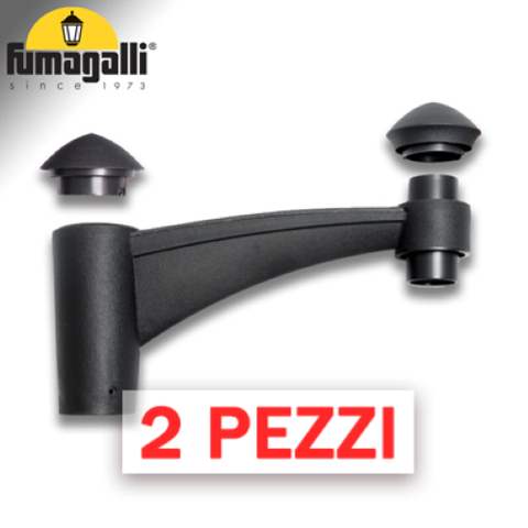 2x MIDIPILAR SYSTEM 1L NERO