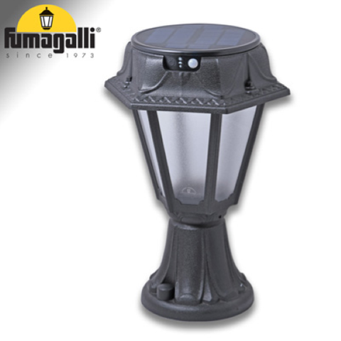 Nero Lanterna solare MINILOT/ROSETTA con sensore PIR - 3 modalit di funzionamento