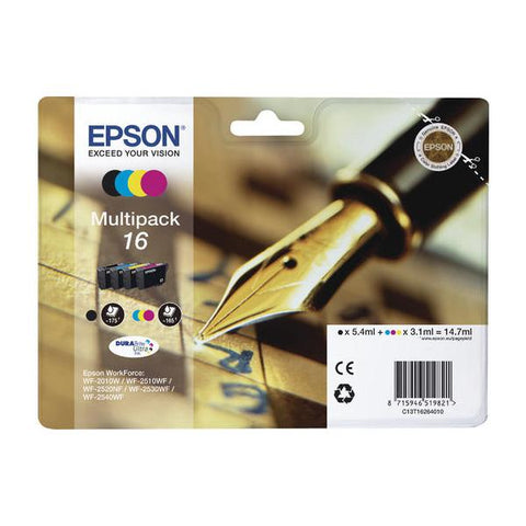 EPSON MULTIPACK 16 CARTUCCE NERO + MULTICOLOR
