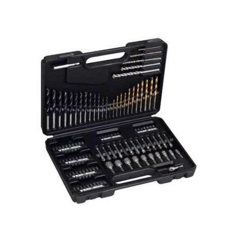 BLACK & DECKER TITANIUM SET 109 PZ PER FORARE E AVVITARE