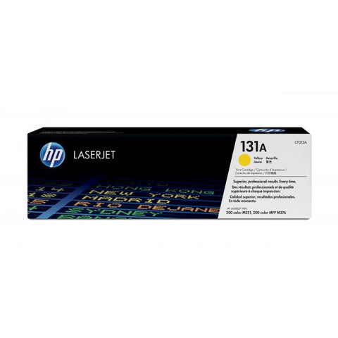 HP 131A TONER GIALLO PER LASERJET PRO 200 COLOR M251-M251N-M251NW-MFP M276-MFP M276N-MFP M276NW GARANZIA ITALIA (CF212A - GAR.ITALIA