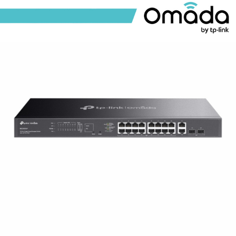 Omada 20-Port Gigabit Easy Managed Switch with 16-Port PoE+ - ES220GMP