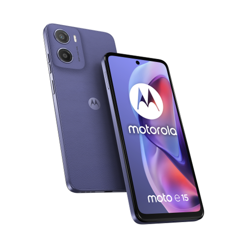 MOTOROLA E15 6.7" 64GB RAM 2GB RESH LAVENDER BLUE TIM ITALIA