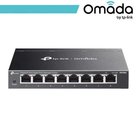 Omada 8-Port Gigabit Easy Managed Switch - ES208G