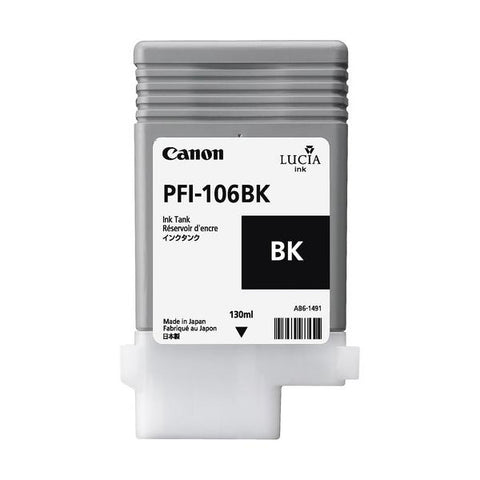 Canon PFI-106 BK cartuccia d'inchiostro 1 pz Originale Nero per foto