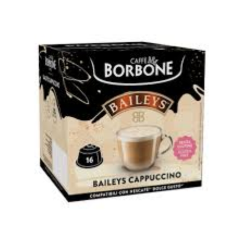 BORBONE BAILEYS CAPPUCCINO COMPAT NESCAFE DOLCE GUSTO 16 CAPSULE