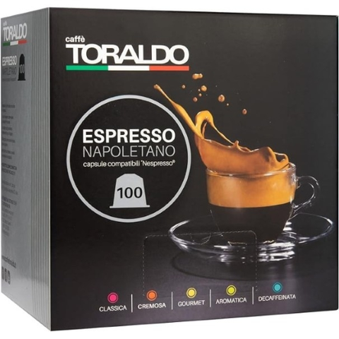 TORALDO MISCELA CREMOSA 100 CAPSULE COMPATIBILI NESPRESSO